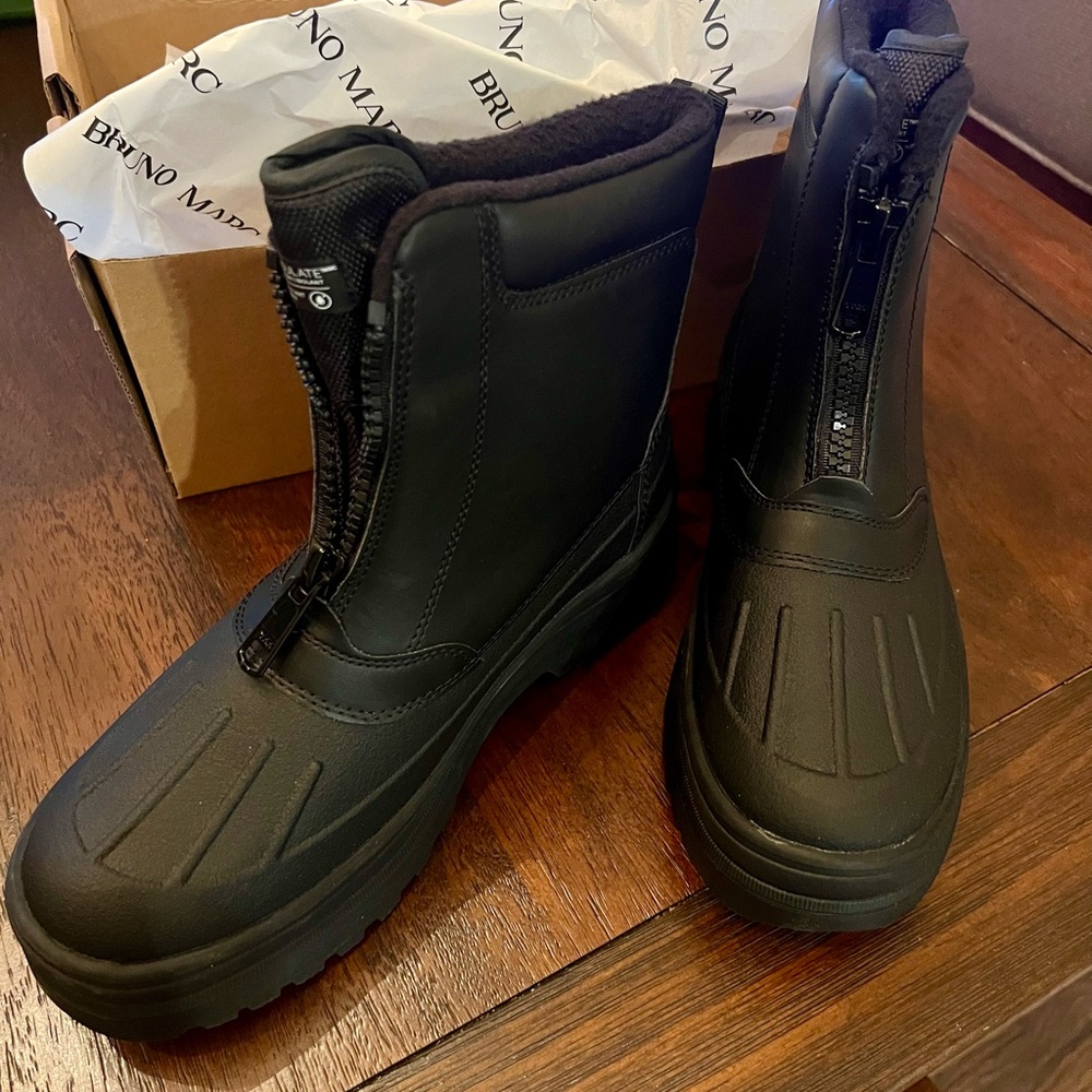 Bruno Marc Men’s insulated waterproof snow boots Sz 9